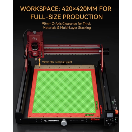 CNC фреза Atomstack C4 Pro + аксесоари